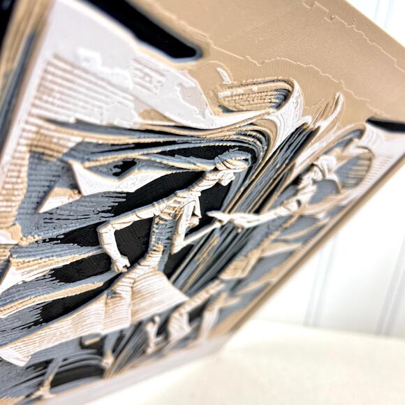 Book Lovers Wall Art, Dancing Couple Book Pages, Literary Home Decor - Picture 7 of 10